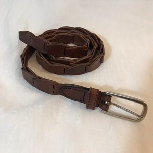 Capezio  Genuine Brown Leather Belt